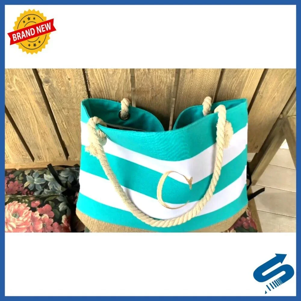 Canvas Travel Tote Waterproof Beach Bag Large Capacity Multifunctional Gifts